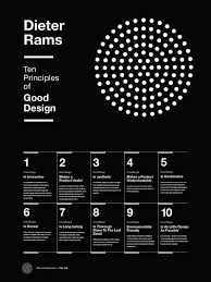 Black And White Graphic Design Poster Dieter Rams 10 Principles Of Good Design Poster Helvetica Etsy Graphic Design Posters Innovation Design Poster Text