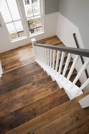Reclaimed Wood Floors Stairs Hardwood Floor Colors House House Of Turquoise