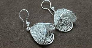 Midyat Gumus Telkari Anahtarlik Tesbih Yuzuk Kazaziye Filigree Jewelry Silver Jewelery Filigree Pendant