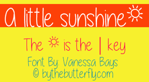 A Little Sunshine Font Dafont Com