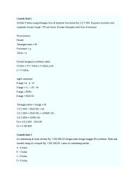 Dalam soal tersebut ( + 1) merupakan pembagi, q(x) merupakan hasil bagi dan k adalah sisanya. Matematika Bunga Pertumbuhan Dan Peluruhan