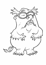Lustige Liebe Monster Ausmalbilder
