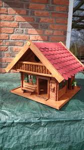Blockhaus Vogelfutterhaus Mit Nistplatz Vogelfutterhaus Diy Vogelhaus Vogelhaus Selber Bauen