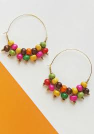 Whether you found the perfect pair or made a set of your own, we've always been fans of. Beaded Hoop Earrings Diy Craft Real And Quirky