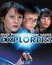 OnThisDay July 12, #1985 the film Explorers released in theatres. American  science fantasy film written by Eric Luke and directed by #JoeDante. The  film stars #EthanHawke and #RiverPhoenix, both in their film