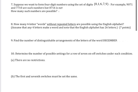 It originated around the 7th century from latin script. Solved 7 Suppose We Want To Form Four Digit Numbers Usin Chegg Com