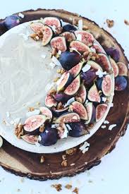 Sprinkle the white chocolate chunks evenly over the filling; Raw White Chocolate Fig Cardamom Cheesecake The Saucy Fig