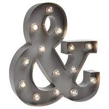 Marquee Ampersand Light Industrial Target Australia Ampersand Light Led Lights Lights