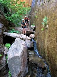 ☀️ sunrise this morning should occur locally around 6:18 a.m. Mystery Canyon Zion National Park Technical Canyoneering