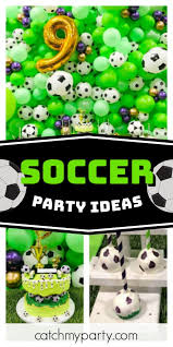 Check out our soccer crafts & diy projects board to create your own centerpieces & party gifts. 140 Best Soccer Party Ideas In 2021 Soccer Party Soccer Birthday Parties Soccer Birthday