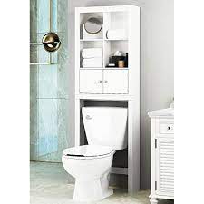 Consider bathroom cabinets for storage bathroom shelving with integrated storage space. Spirich Home Bathroom Shelf Over The Toilet Bathroom Cabinet Organizer Over Toilet Space Saver Cabinet Storage White Walmart Com Walmart Com
