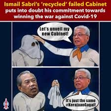 The issue of possible dissolution of parliament was not discussed at today's special cabinet meeting, said senior minister (security cluster) datuk seri ismail sabri yaakob. Kkz4zsxymbjskm