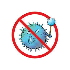 Fumetto del virus illustrazione vettoriale. Illustrazione di illustrazione - 2909418