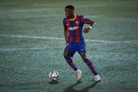 Ousmane dembélé (barcelona) right footed shot from outside the box to the top right corner. Ybxmrzhrlm Arm