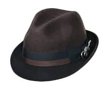 Dorfman Pacific Carlos Santana Bogart Fedora Hat Brown Black Small Medium C211ftze4b9 Mens Hats Fashion Hats For Men Fedora Hat