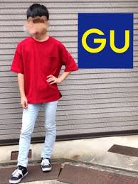 りょう プチプラ guのtシャツ カットソーを使ったコーディネート wear シャツ tシャツ シャツ カットソー