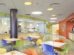 Elizabeth Seton Pediatric Center S New Facility Emphasizes Home Healthcare Interior Design Hospital Interior Design Children Hospital Design