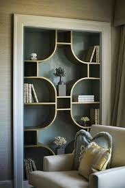 Potential Built In Shelf Next To Fireplace Jen Has A Recessed Built In Shelf In Her Place Home Home Decor Creative Bookshelves