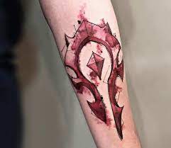 Its not like he's spending his money on a girlfriend. For The Horde Tattoo By Compulsiva Tattoo Photo 23777