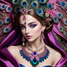 peacock portrait Prompts