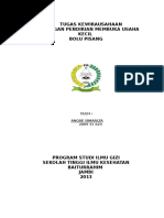 Ada banyak hal penting yang harus diperhatikan ketika anda hendak membuat sebuah business plan. Proposal Wirausaha Brownies