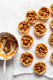 Arrange the apple slices on top of the jam. Mini Apple Caramel Pies Also The Crumbs Please