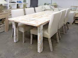 Recycled Oregon Table White Wash Whitewash Dining Table Interior Design Dining Room Painted Dining Room Table