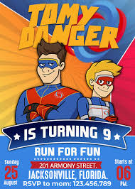 Kid Danger Birthday Invitation Oscarsitosroom Kids Birthday Party Invitations Birthday Invitations Birthday Party Invitations Printable