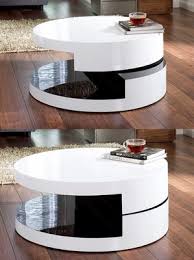 Magia Round Swivel Coffee Table White And Black Buy In London Coffee Table White Traditional Coffee Table Coffee Table