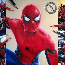 Si vous êtes une fille, vous faire tatouer spiderman et mary jane peut être une bonne idée. Instagram Photo By All Things Heroes Villains Aug 7 2016 At 7 43pm Utc Spiderman Drawing Spiderman Art Marvel Drawings Pencil