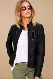 Lulus Peace Of Mind Leather Jacket Black Vegan Leather Jacket Black Leather Jacket Outfit Leather Jackets Women