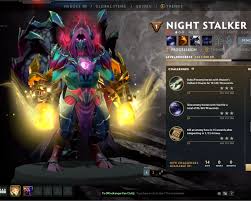 Night stalker scares opponents, preventing their magic for a while. Night Stalker Arcana Dota2