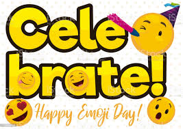 Party With Different Emojis Celebrating Its Day Surprised Emoticon In 2020 Vector Illustration Free Vector Art Emoji