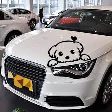 Cute Dog Waiting Master Going Home Reflective Light Car Stickers Dog Waiting Cute Dogs Dog Training Obedience