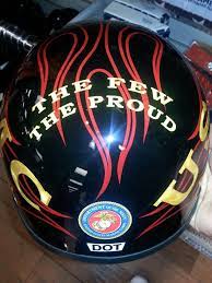 U S Marines Motorcycle Helmet Football Helmets Helmet Motorcycle Helmets