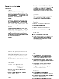 Pada pendapat anda, bagaimanakah seorang pemimpin mengukuhkan kekuasaannya? Sang Gembala Kuda Printable