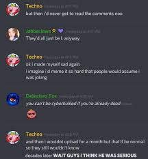How to get every discord(tm) default pfp. Technoblade On Twitter The Channel Member Discord Discusses How They D Meme My Death
