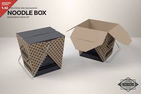 Noodle Box Packaging Mockup Packaging Mockup Free Packaging Mockup Design Mockup Free