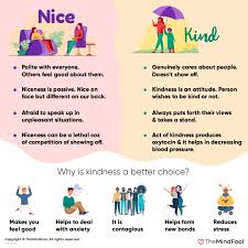 Nice Vs Kind Who You Choose To Be In 2020 Kindness Nice Personality Nice