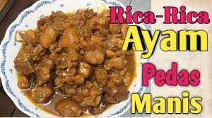 Resep Masakan Ayam Resep Ayam Rica Rica Pedas Manis Greatnesia