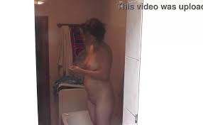 Spying on naked MILF. Beautiful naked woman is taking shower, her neighbor  boy is spy outside. Peeping watch online