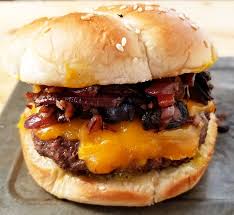 Steakhouse Burger Recipe Steakhouse Burger Gourmet Burgers Food