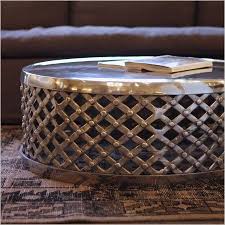Choose from contactless same day delivery, drive up and more. Metal Drum Coffee Table Round Polished Silver Finish Canvas Interiors Furniture Store Round Metal Coffee Table Drum Coffee Table Metal Coffee Table