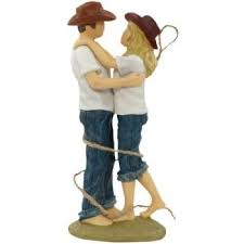 Casual Lasso Of Love Western Wedding Cake Topper Figurine Wedding Cake Topper Figurines Western Wedding Cakes Wedding Cake Toppers