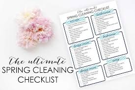 Here are a few tips and cleaning essentials to help ensure that this year's spring cleaning event is a success! Spring Cleaning Checklist Free Printable