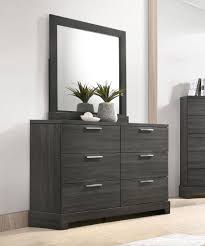 Its rich gray oak finish goes perfectly with the sleek, contemporary appearance of this piece. Lantha Gray Oak Dresser