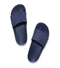 There's no need to spend literally hundreds of dollars on tory burch sandals when you can get the same look for under $20. Tory Sport Tory Burch Embossed Logo Slide Sandal In Sport Navy Modesens