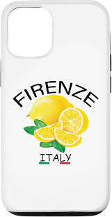 iPhone 15 Florence Italy Firenze Lemon Visit Souvenir Italia Case