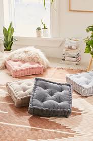 Washed Corduroy Floor Pillow Floor Pillows Home Decor Bedroom Living Room Diy
