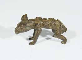 Poids A Peser L Or Statue Panthere Leopard Africain En Bronze 04 10 Animaux Africains Statue Africaine Statue
